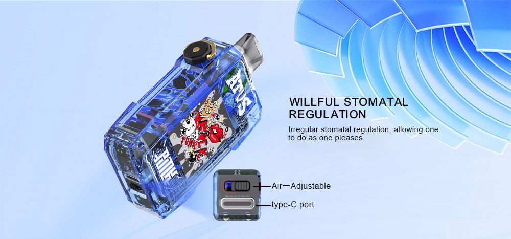 DE012 New Mexico NM USA 7000 Puffs Disposable Vapes with rechargeable and adjustable airflow ATVS Vape