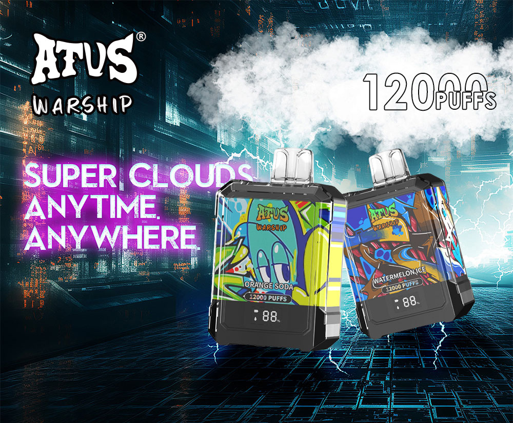 DE013A 12000 Puffs New Mexico NM USA Disposable Vapes with LED display screen and adjustable airflow ATVS Vape