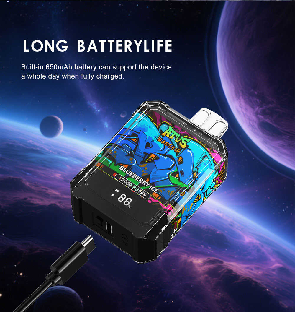 DE013A 12000 Puffs New Mexico NM USA Disposable Vapes with LED display screen and adjustable airflow ATVS Vape