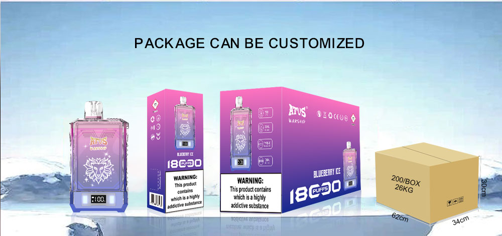 DE015 New Mexico NM USA 18000 Puffs Disposable Vape with LED display screen and adjustable airflow rechargeable ATVS Vape
