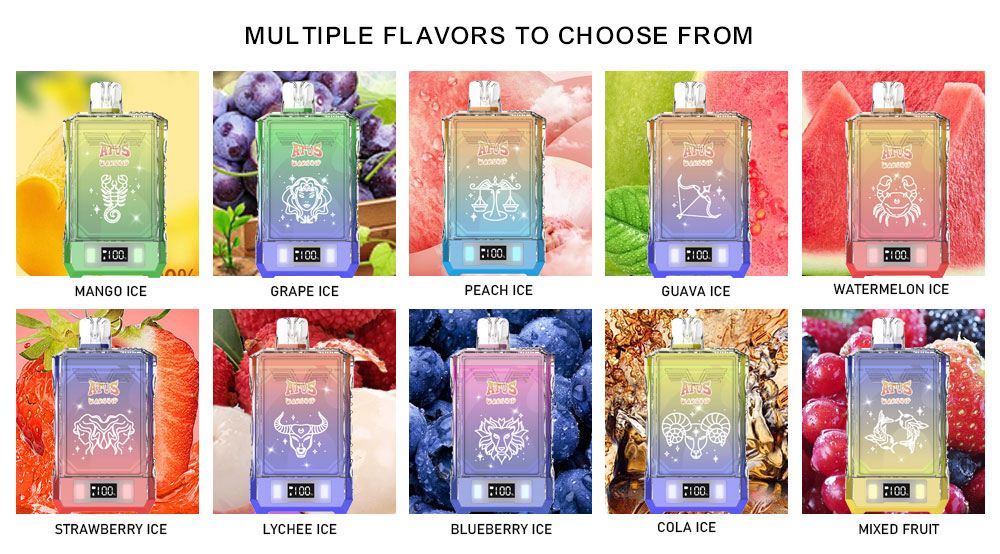 DE015 New Mexico NM USA 18000 Puffs Disposable Vape with LED display screen and adjustable airflow rechargeable ATVS Vape