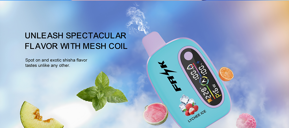 DE016 New Mexico NM USA 25000 Puffs Disposable Vape with LED display screen and adjustable airflow rechargeable