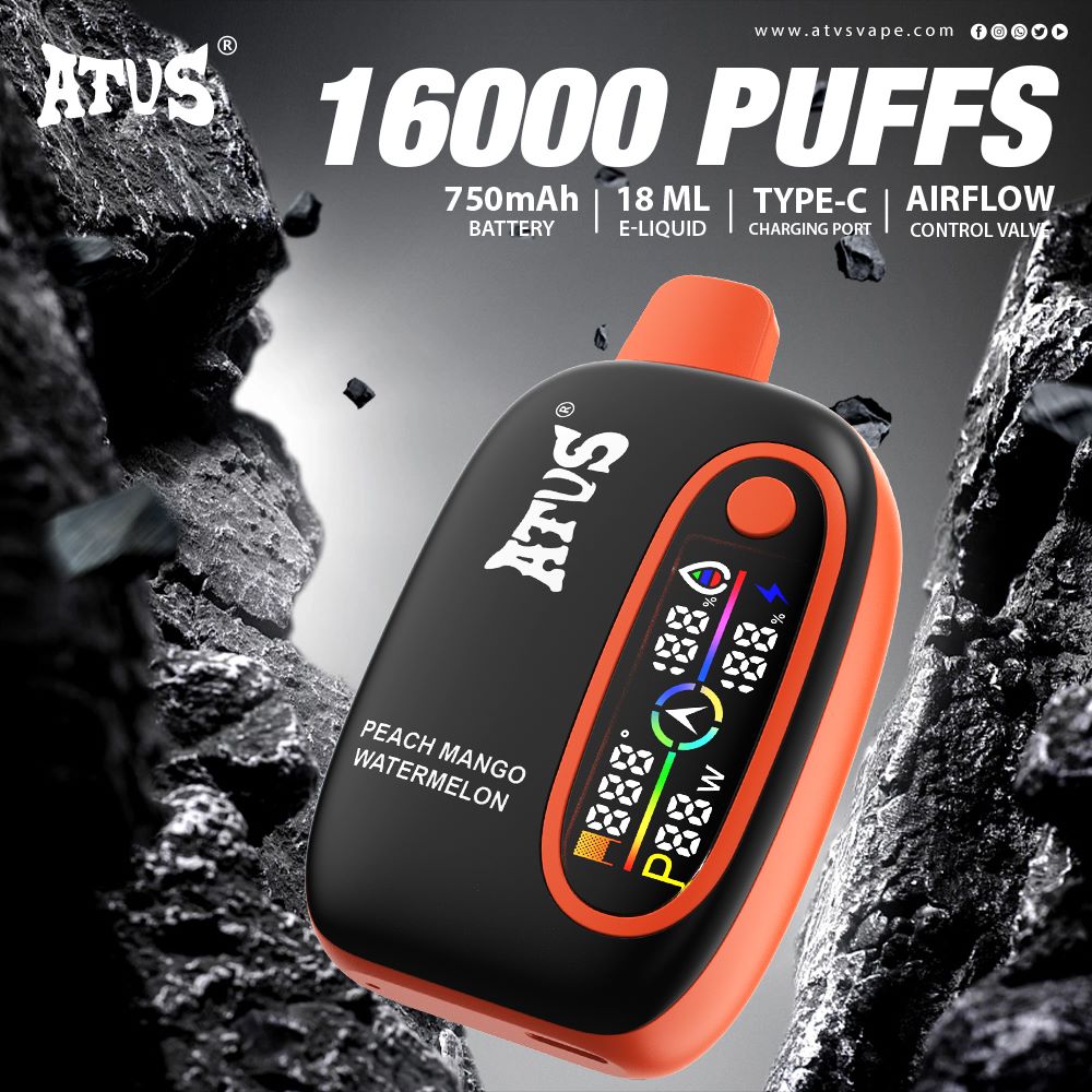 16000 Puffs Disposable Vape with LED display screen and adjustable airflow rechargeable Hot Selling Rechargeable Type-C Disposable vape Lost Mary ATVS Dual Flavors Disposable Vape E-Liquid Dual Mesh Coil OEM Wholesale Vape free vape pen