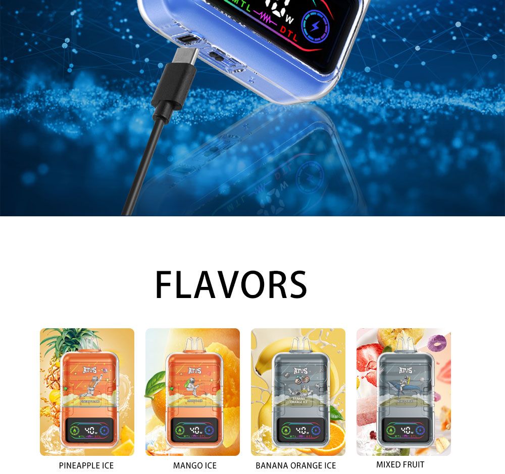 DE021 New Mexico NM USA 30000 Puffs Disposable Vape with LED display screen and adjustable airflow MTL DTL