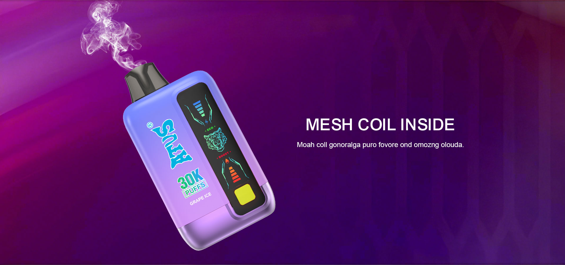 DE026 New Mexico NM USA 30000 Puffs Disposable Vape with LED display screen and adjustable airflow ATVS Vape